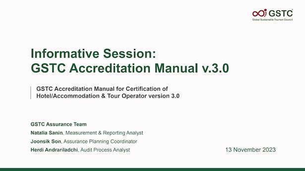 GSTC Accreditation image